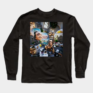 SURREALIST HOMAGE ORIGINAL DIGITAL GENERATED ART Long Sleeve T-Shirt